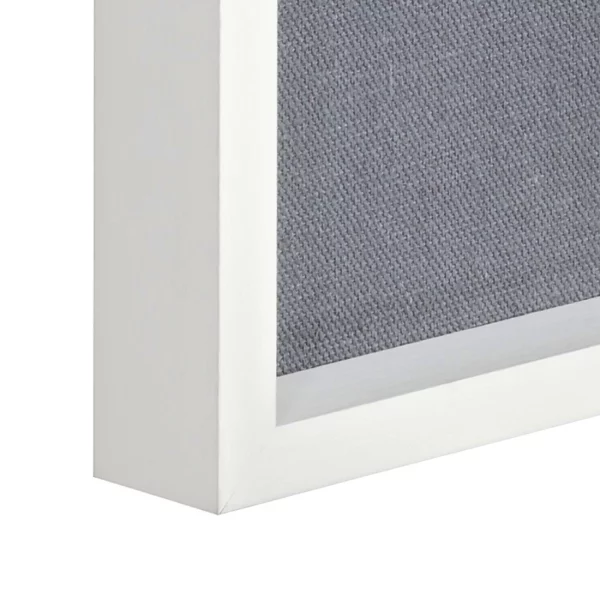 Bilderrahmen Muro mit 2 Schnüren und Klammern 29,5 x 36,5 cm | Weiß