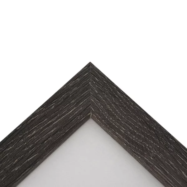 Holz Bilderrahmen Modern für mehrere Bilder 3x10x15 cm | dunkelgrau | Normalglas (2 mm)