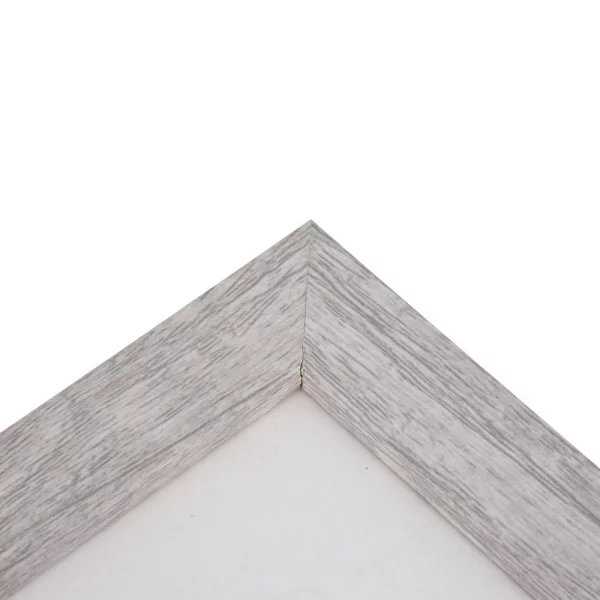 Holz-Galerierahmen Modern 7x10x15 cm | weiß | Normalglas (2 mm)