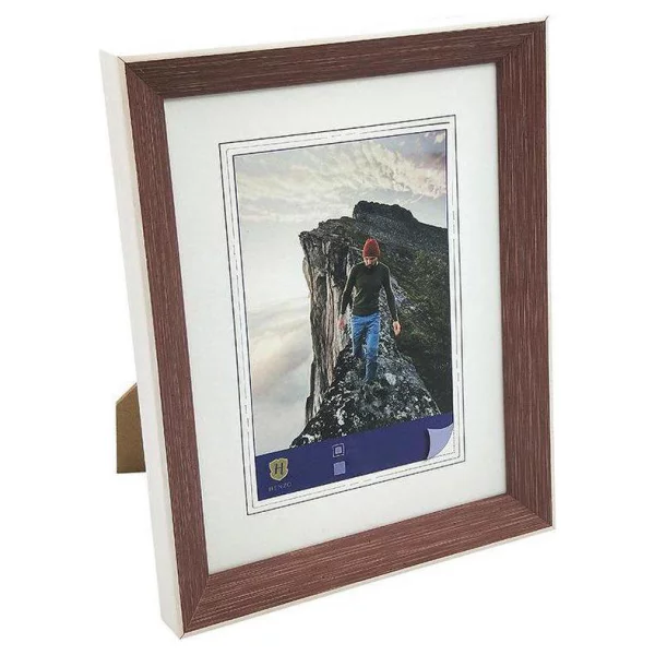 Kunststoff Bilderrahmen Edge 15x20 cm | rot | Normalglas (2 mm)