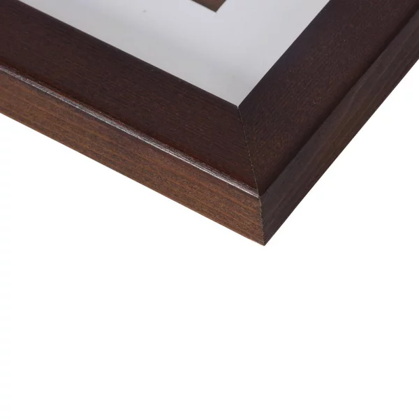 Holz Bilderrahmen Jardin mit Passepartout 13x18 cm (9x13 cm) | Braun | Normalglas (2 mm)