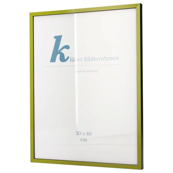 Cadre en bois Calamar 30x40 cm | vert noir | verre standard (2 mm)