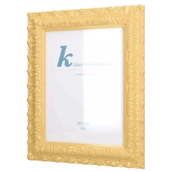 Barockrahmen Salamanca Color 50x60 cm | Beige (190) | Normalglas (2 mm)