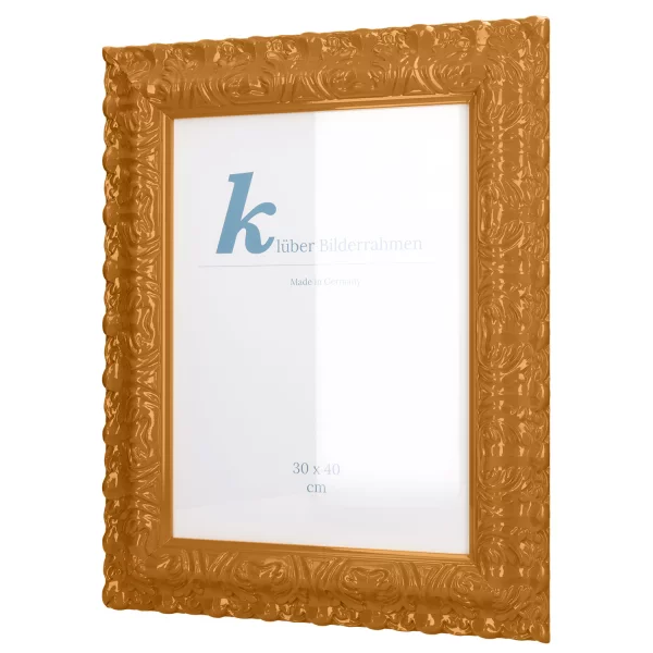 Barockrahmen Salamanca Color 50x60 cm | Caramel (198) | Normalglas (2 mm)