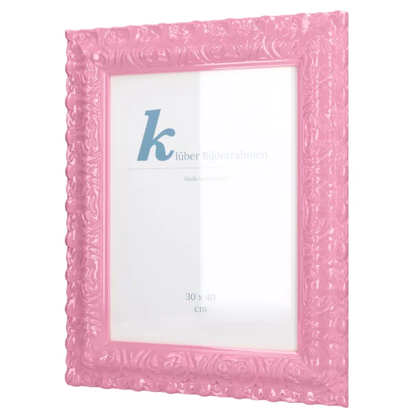 Barockrahmen Salamanca Color 50x60 cm | Light Pink (052) | Normalglas (2 mm)