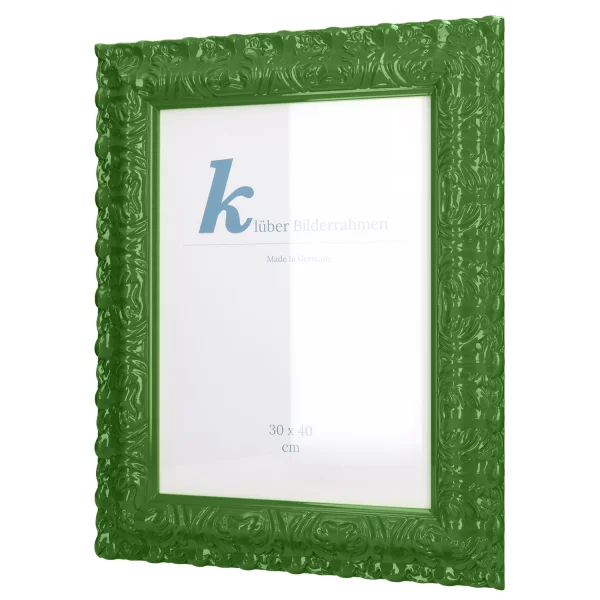 Barockrahmen Salamanca Color 70x100 cm | Moss (161) | Kunstglas (2 mm)
