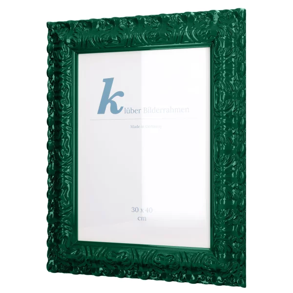 Cadre de style baroque Salamanca Color sur mesure Forest (142) | verre standard (2 mm)