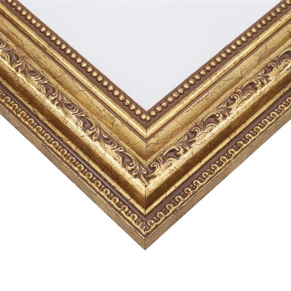 Wandspiegel Aveiro op maat goud | spiegel (2 mm)