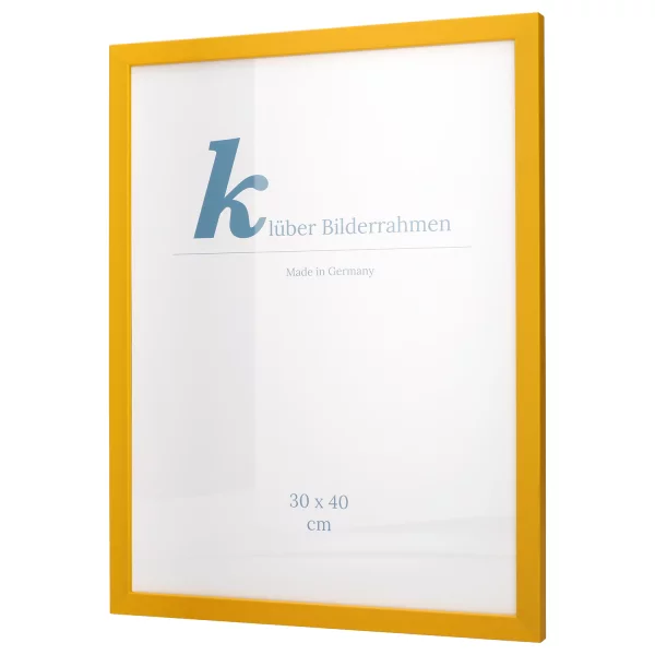 Cadre en bois Prisme 20x30 cm | jaune | verre standard (2 mm)