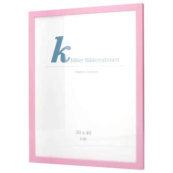 Cadre en bois Prisme 20x30 cm | rose clair | verre standard (2 mm)