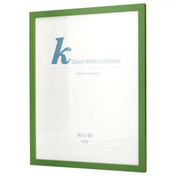 Cadre en bois Prisme 20x30 cm | vert moyen | verre standard (2 mm)