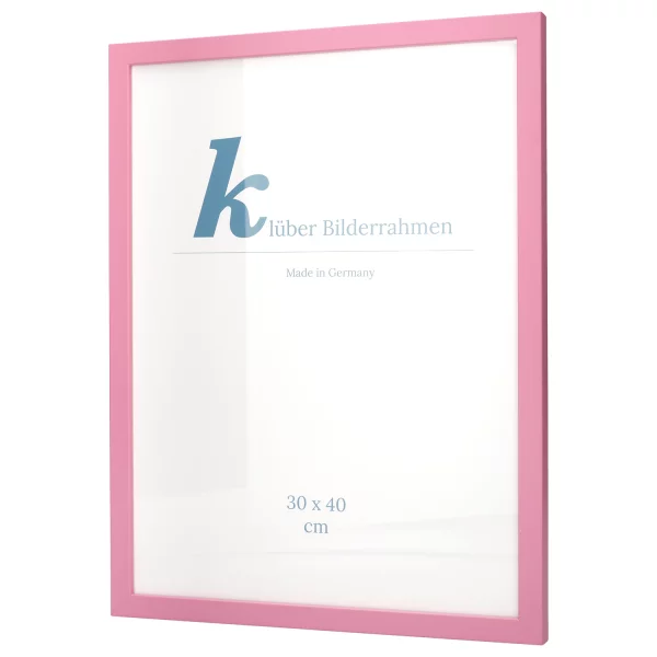 Cadre en bois Prisme 20x30 cm | rose | verre standard (2 mm)