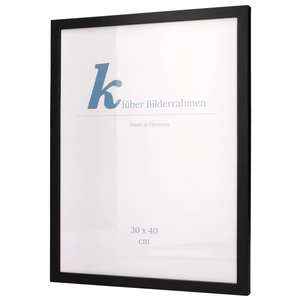 Cadre en bois Prisme 20x30 cm | noir | verre standard (2 mm)