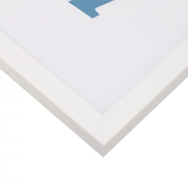 Wandspiegel Prisma nach Maß Weiß | Spiegel (2 mm)