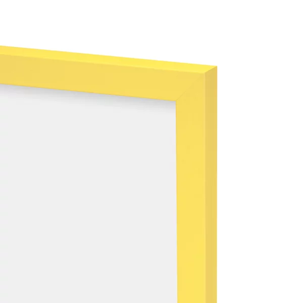 Cadre en plastique Isabella 10x15 cm | jaune | verre synthétique (2 mm)