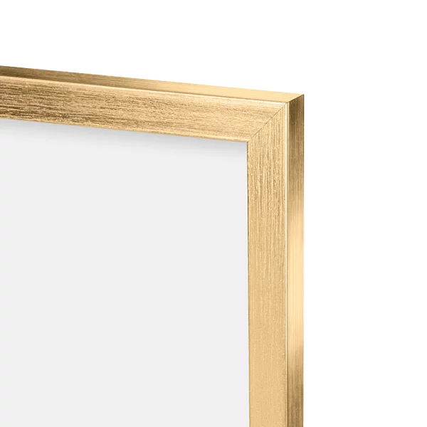 Cadre en plastique Isabella 10x15 cm | or brossé | verre synthétique (2 mm)