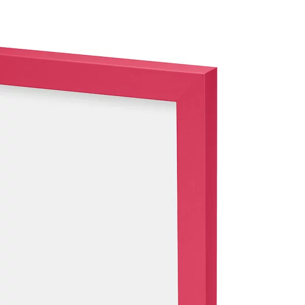 Cadre en plastique Isabella 10x15 cm | rose fuchsia | verre synthétique (2 mm)