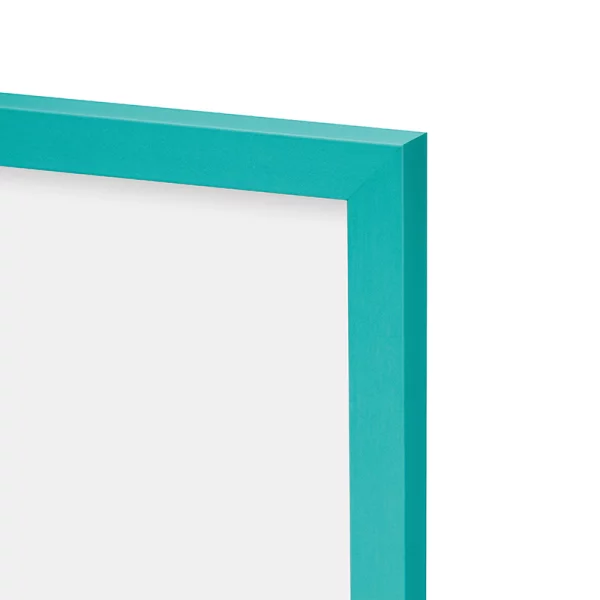 Cadre en plastique Isabella 10x15 cm | turquoise | verre synthétique (2 mm)