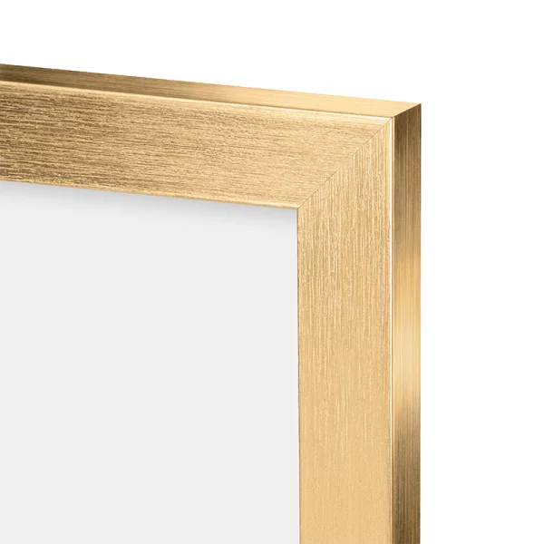 Cadre en plastique Lilia 10x15 cm | or brossé | verre synthétique (2 mm)