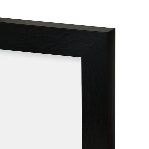 Cadre en plastique Lilia 10x15 cm | noir brossé | verre synthétique (2 mm)