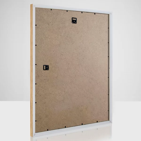 Kunststoff Bilderrahmen Yasmina 60x90 cm | Birke | Kunstglas (2 mm)