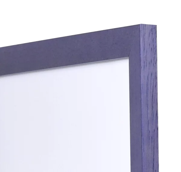 Holz Bilderrahmen Top Pro 10x10 cm | flieder | Kunstglas UV 99 entspiegelt (2 mm)