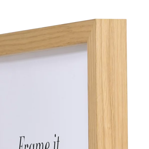 Cadre 3D Banize sur mesure chêne | verre standard (2 mm)