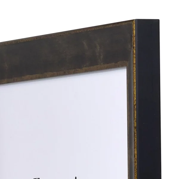 Cadre de style baroque Poher sur mesure noir | verre standard (2 mm)