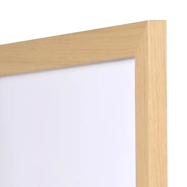 Cadre en bois Bonneville sur mesure chêne | verre standard (2 mm)