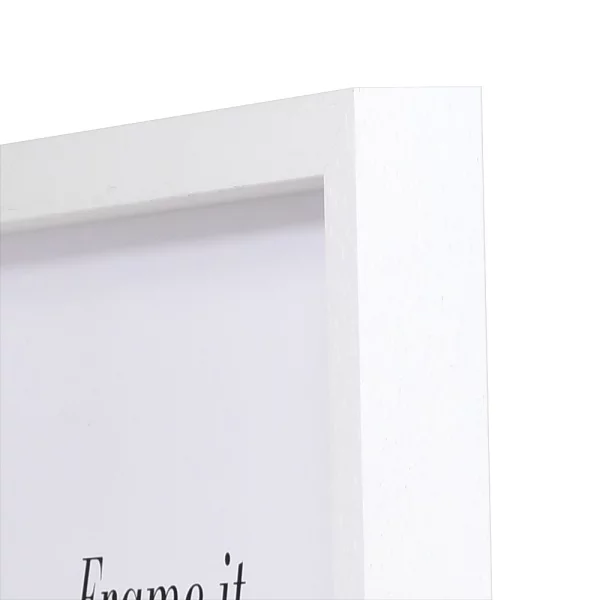 Cadre en bois Vernon 9x13 cm | blanc | verre standard (2 mm)