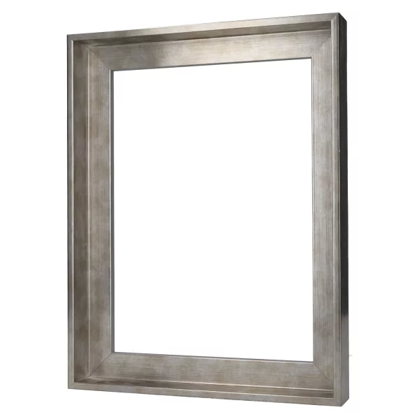 Schattenfugenrahmen Aurora 20x20 cm | Antiksilber | Leerrahmen (ohne Glas und Rückwand)