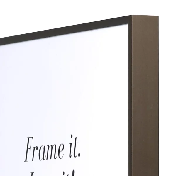 Cadre en aluminium Quadro 18x24 cm | bronze mat | verre standard (2 mm)