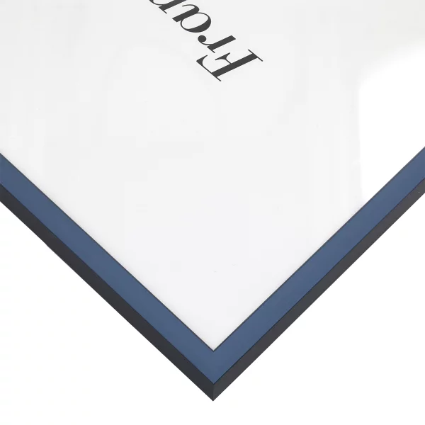 Alurahmen Econ eckig 20x30 cm | blau | Normalglas (2 mm)
