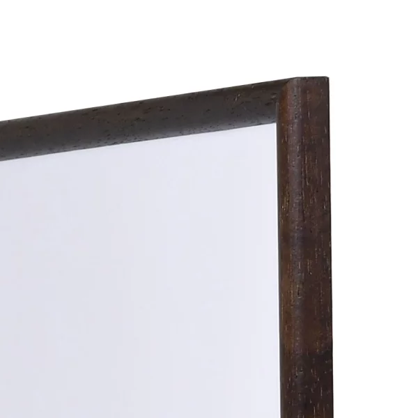 Holz Bilderrahmen Avignon 10x10 cm | dunkelbraun | Normalglas (2 mm)