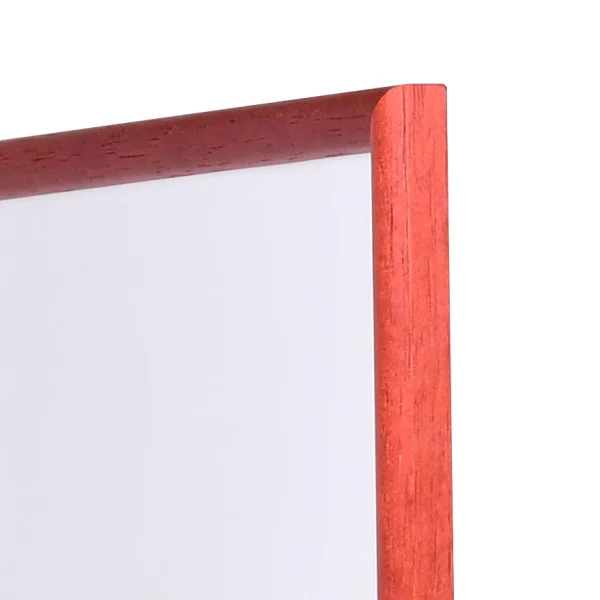 Holz Bilderrahmen Avignon 10x10 cm | rot | Normalglas (2 mm)