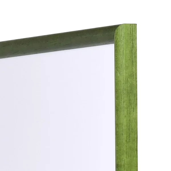 Holz Bilderrahmen Avignon 28x35 cm | tannengrün | Antireflexglas mattiert (2 mm)