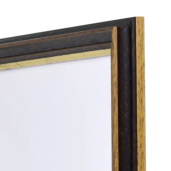 Holzrahmen Toulouse 20x30 cm | nussbraun-gold | Normalglas (2 mm)