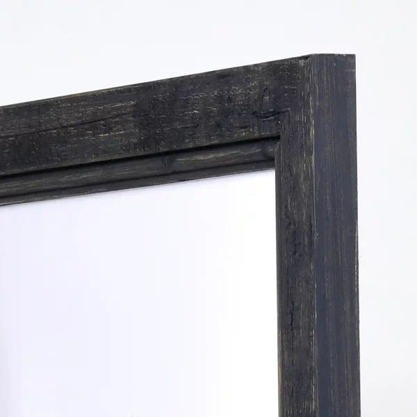 Holz Bilderrahmen Lafat 25x70 cm | schwarz | Normalglas (2 mm)