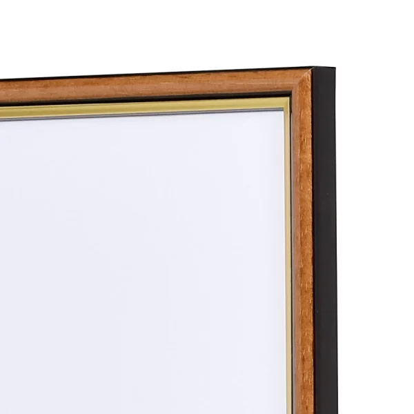 Holz Bilderrahmen Antony 28x35 cm | honig-gold | Normalglas (2 mm)