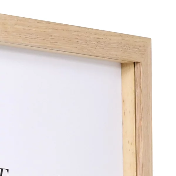 Holz Bilderrahmen Vienne mit Abstandsleiste 25x70 cm | Eiche | Normalglas (2 mm)