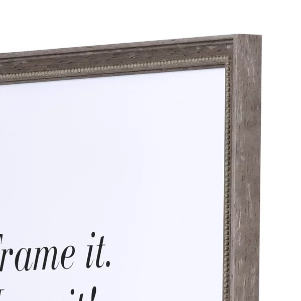 Holz Bilderrahmen Auray Maßanfertigung Braun | Normalglas (2 mm)