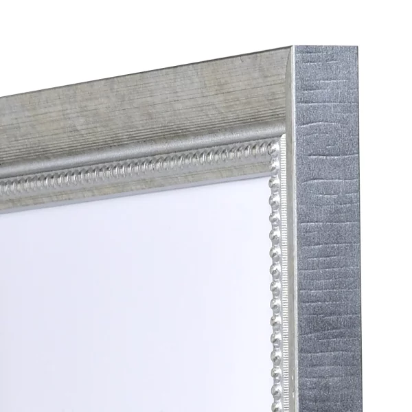 Barock Bilderrahmen Carcassonne 25x70 cm | Silber | Normalglas (2 mm)