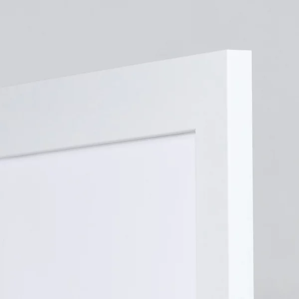 Cadre en bois Top Pro large 10x10 cm | blanc | verre standard (2 mm)