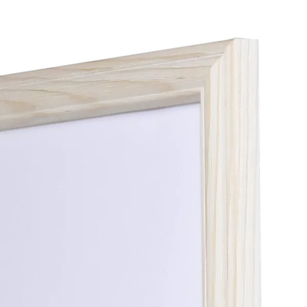 Holz Bilderrahmen Saint-Michel 10x10 cm | natur-weiß | Normalglas (2 mm)