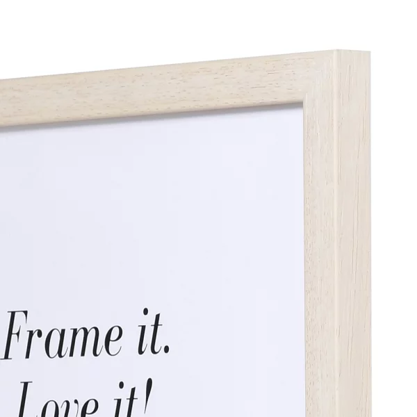 Cadre en bois Lorraine 9x13 cm | crème blanc | verre standard (2 mm)