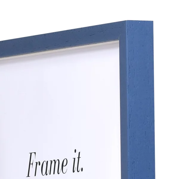 Cadre 3D Bourgogne sur mesure bleu | verre standard (2 mm)
