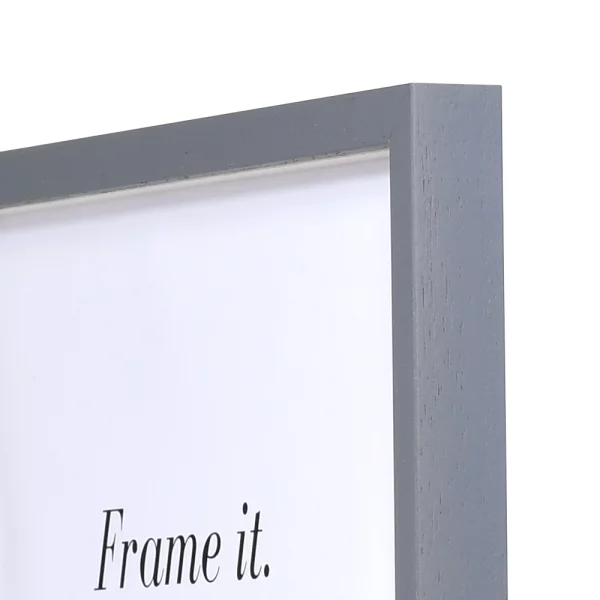 Cadre 3D Bourgogne sur mesure gris | verre standard (2 mm)