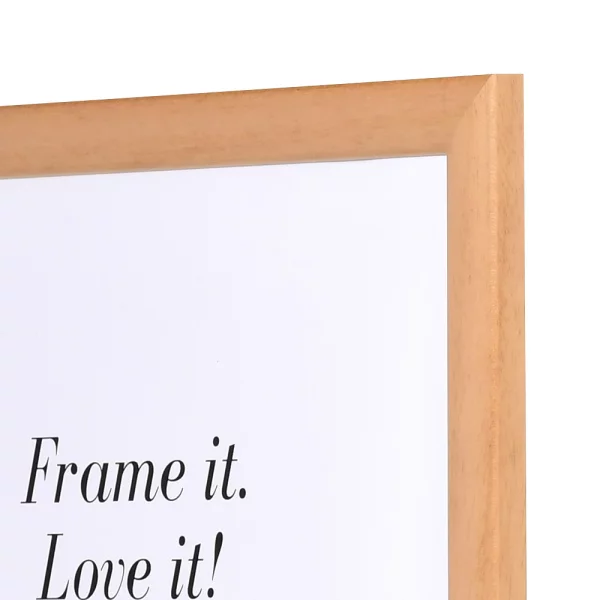 Holz Bilderrahmen Paris 70x100 cm | natur | ohne Glas, mit Rückwand