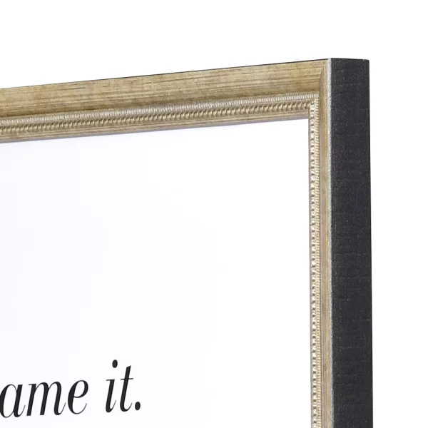 Holz Bilderrahmen Marsac 10x10 cm | gold | Normalglas (2 mm)