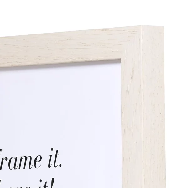 Holz Bilderrahmen Calais 30x30 cm | natur | Normalglas (2 mm)